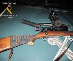 La Guardia Civil detiene a dos hombres en Torredelcampo (Jaén) por presunta caza furtiva